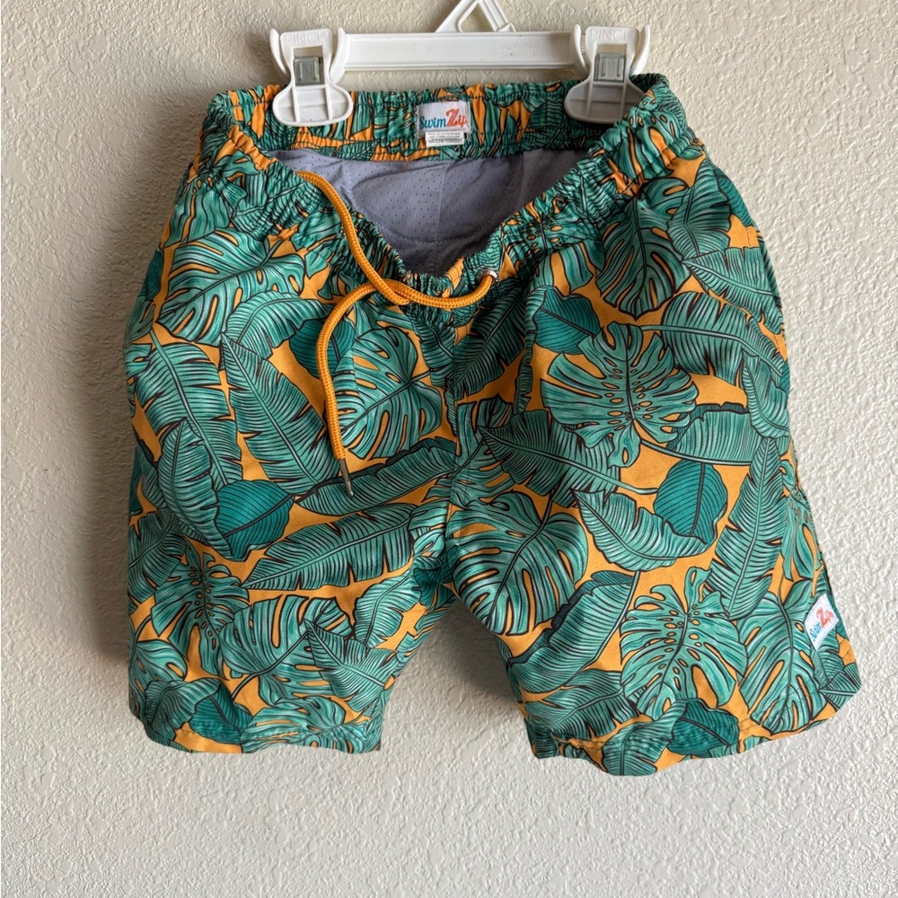 Swim Zip Palm trunks